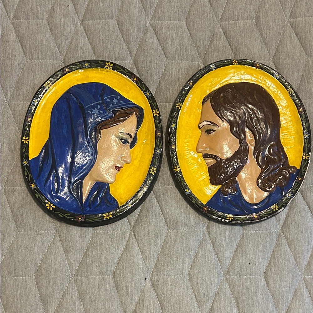 Handcrafted Religious Wall Plaques